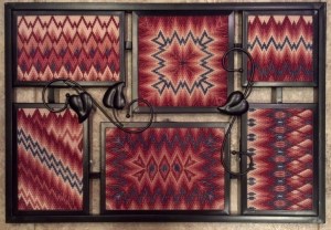 Bargello Techniques, framed